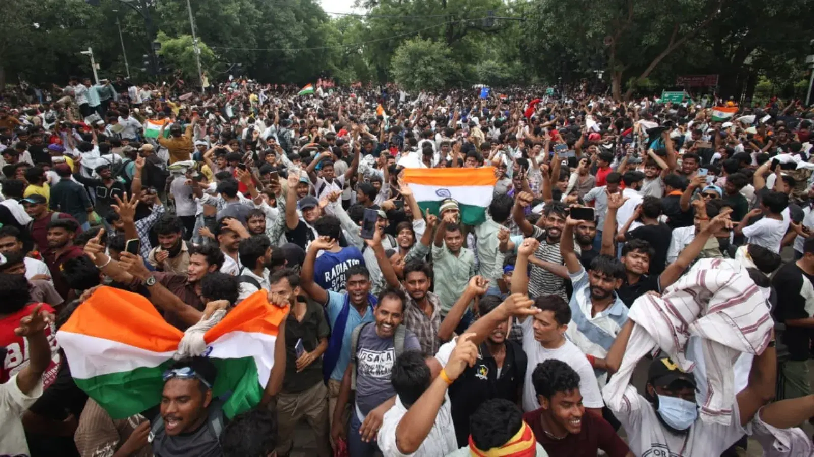 India’s student revolt over exams and police action keeps widening