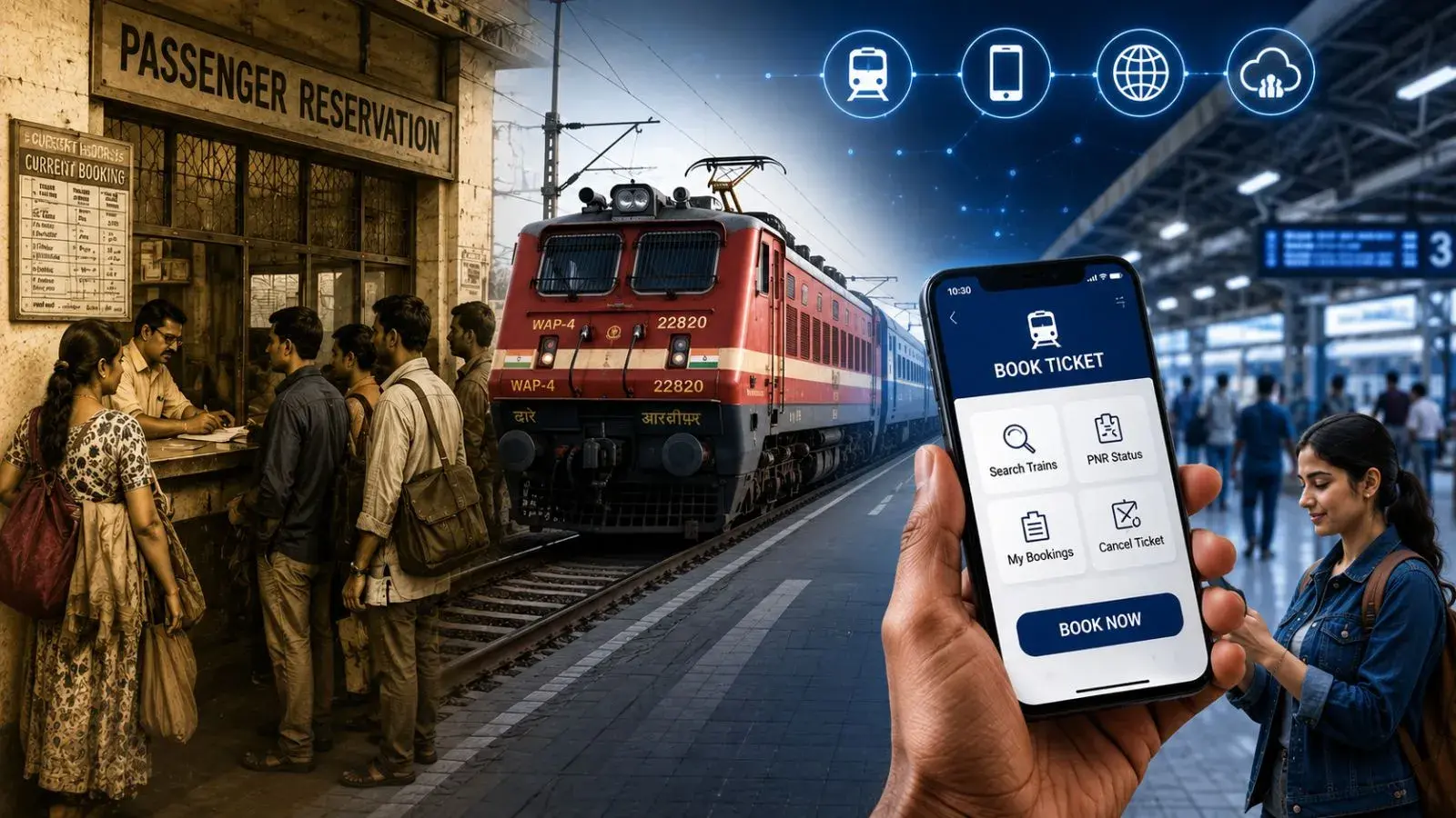 Indian Railways begins a long-delayed backend overhaul of ticket booking